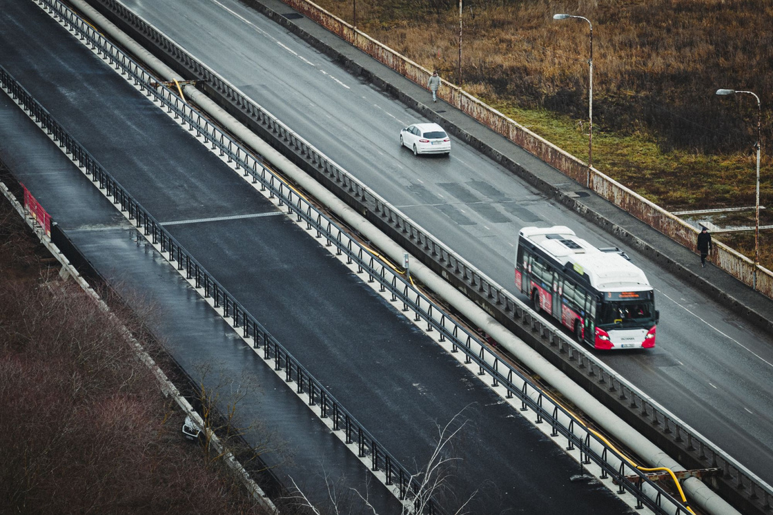 Первая половина моста Сыпрузе завершена и открывается для движения
