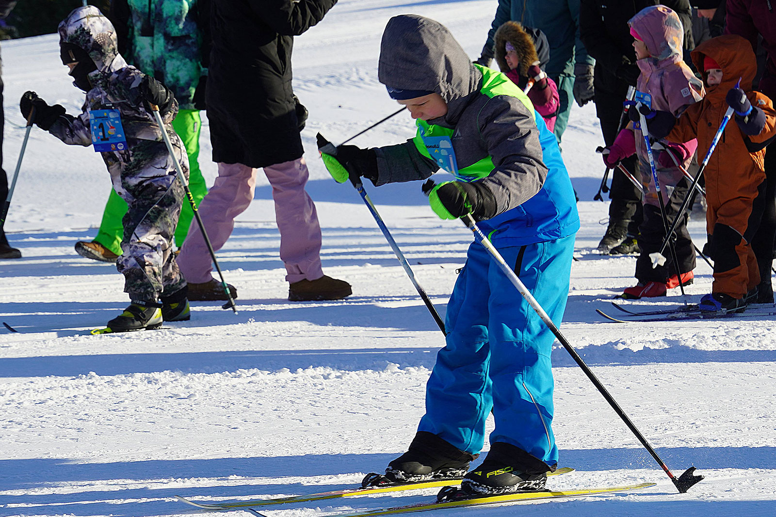 ФОТО: В Тарту прошел традиционный детский лыжный забег
